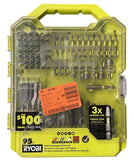 OPEN BOX - RYOBI A989504 Hex Shank Oxide Drill & Impact Drive Kit (95-Piece)